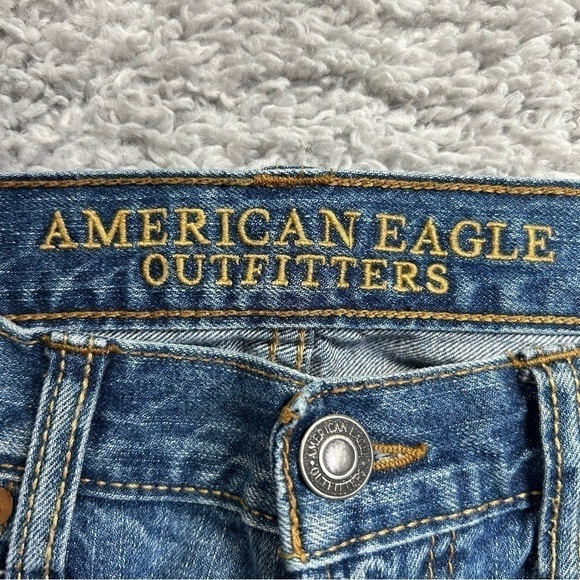 American Eagle Jeans Mens 32 x 32 Original Straight Regular Wash Classic Faded - Picture 2 of 5